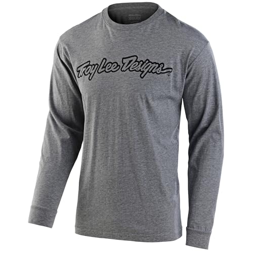 RS^C`(RS TAICHI) SIGNATURE LONG SLEEVE TEE_HEATHER GRAY_M TDA036