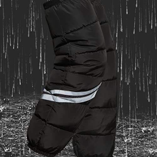 Wsrcxx 1 par de polainas à prova de vento de 70 cm, protetor de leggings espesso à prova d'água, le