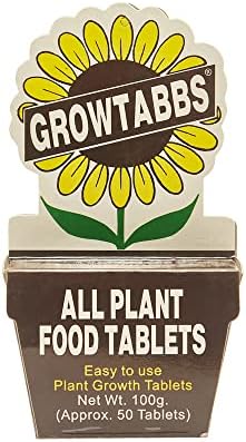 Ratanshi Agro Hortitech Growtabbs™ Organic Plant Food Tablets for All Plants & Home Gardening - 100 g