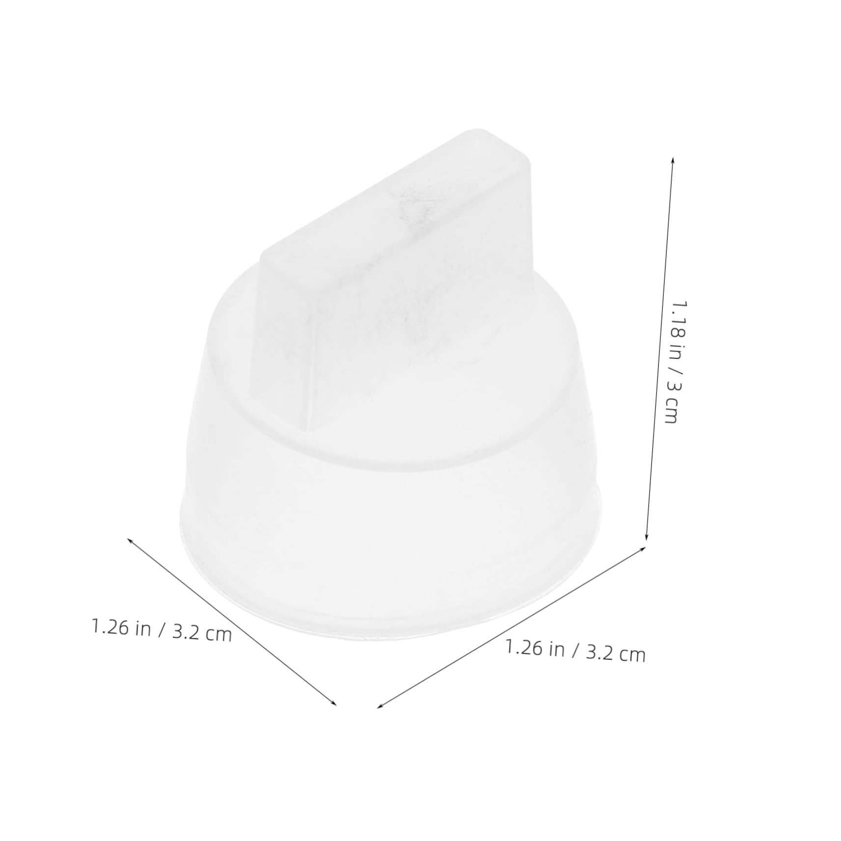 Anneome Rotary Knob Protective Cover Silicone Stove Knobs Cap Replacement Knobs Cap for Electric Stove Knobs Protective Parts Easy to Install