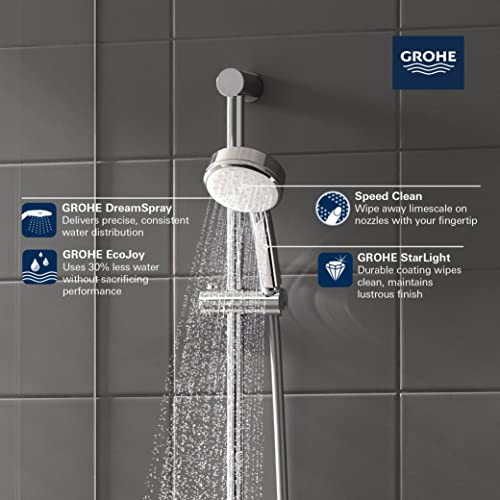 GROHE 275712432 Tempesta Cosmopolitan 100 Handshower 1.5 GPM, 2 Sprays,Matte Black by GROHE - Used condition - Image 2