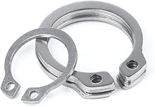 GatherTOOL 50pcs M3-M75 Circlips for Shaft Type C Shaft Retaining Ring Circlip Card Outer Snap Ring GB894 304 Stainless Steel Clamp Spring (Inner Diameter : M8, Number of Pcs : 50Pcs)