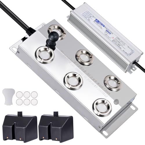 KHEARPSL Mist Maker 6 Head Ultrasonic Fogger Pond Fogger Mister Atomizer...
