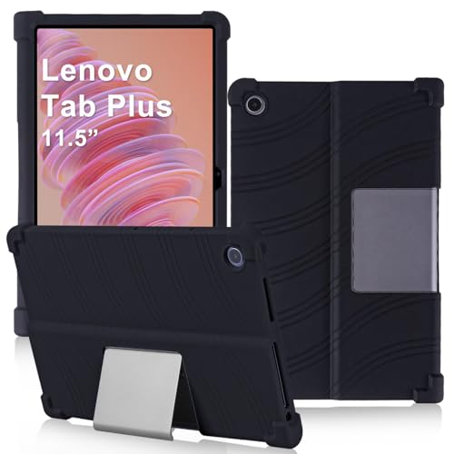 ATOOZ for Lenovo Tab Plus Tablet Case 2024 (TB351FU),Soft Silicone Case for Lenovo Tab Plus 11.5 Inch Lenovo Tab Plus Case for Kids (Black) by ATOOZ - Used condition - US$13.06