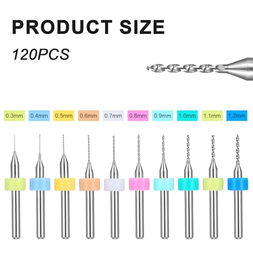 37 Stück Handbohrer Set Mini Bohrmaschine Pin Vise mit 25 Spiralbohrer (0,5–3,0 mm) und 10 PCB Mini-Bohrer (0,3–1,2 mm) Präzisions Mikro für Metall Holz Schmuck Modellbau und Heimwerkerbohrungen