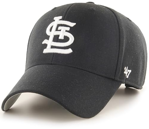 Casquette de baseball MLB ajustable noir et blanc 47 MVP accessoire streetwear taille unique