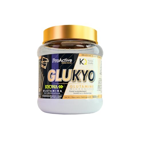 Glutamina Micronizada Glukyo | 500g | Suplemento alimenticia | Producto en polvo | Sabor Neutro