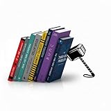 Metawood Superhero Book Ends | Illusion Metal Bookends for Desk | Book Holder for Home Decorative - Gift for Book Lovers and Home Décor | Desk Accessories for Study Room (Thor)