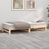 Ce canapé-lit en bois polyvalent peut être utilisé comme lit dans la chambre et convient également comme canapé dans le salon