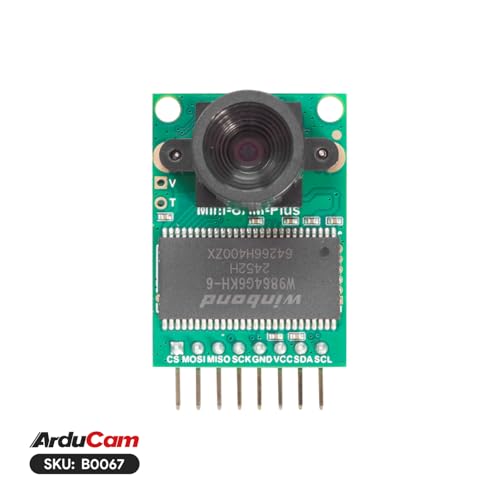 Arducam Mini Module Camera Shield with OV2640 2 Megapixels Lens Compatible with Arduino UNO Mega2560 Board and Raspberry Pi Pico