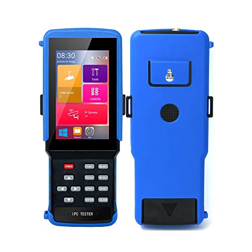 4 Inch Portable CCTV Tester Up to 4K 8MP H265 Camera-Support IP,CVBS Analog Camera,AHD,TVI,CVI-Built in WiFi, PoE Power Output,PTZ Control