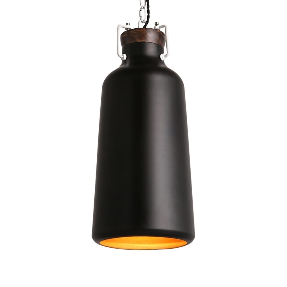 Lampe nordique bouilloire noire pour éliminer l'éclairage agressif
