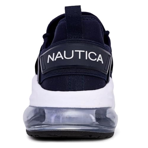 Nautica Tênis masculino – Tênis de corrida com cadarço com almofada de ar – Calçado atlético leve e