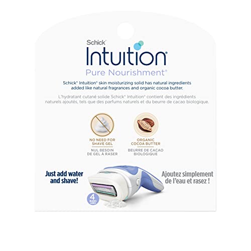 Schick Intuition Pure Nourishment Womens Razor Refills With Coconut Milk And Almond Oil, 3 Count (Pack Of 1) #TOP1