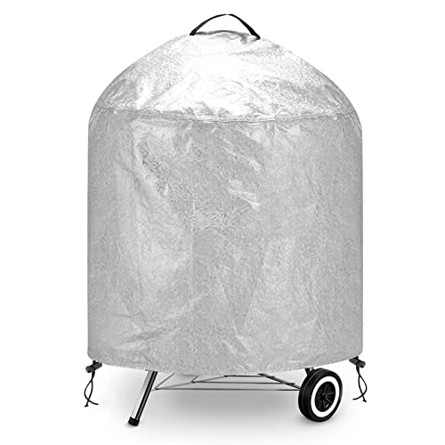 OFFCUP Grillabdeckung Rund - Wasserdichte Abdeckhaube Für George Foreman & Severin Grills