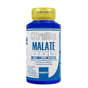 Yamamoto Nutrition Citrulline MALATE integratore alimentare che apporta 3 g di Citrullina Malata 90 compresse
