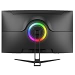 CRUA 32" Curved Gaming Monitor, 4k UHD(3840 * 2160P) VA Screen, 1500R, 144Hz/160Hz Computer Moniter, Supports AMD Freesync, 120% sRGB, Built-in Speakers, Wall Mountable Installs(HDMI 2.1/DP 1.4)-Black - Image 3