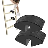 Oxtxuzdm Escalera de cama con superficies antideslizantes que se adapta a la mayoría de escaleras de dormitorio universitario, fácil instalación, accesorios de escalera de dormitorio