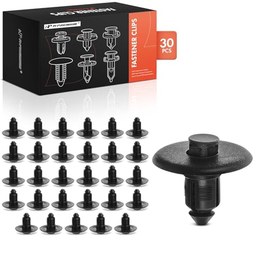 Clips de fixation en nylon pour trou de 9 mm - Fixation durable de carrosserie
