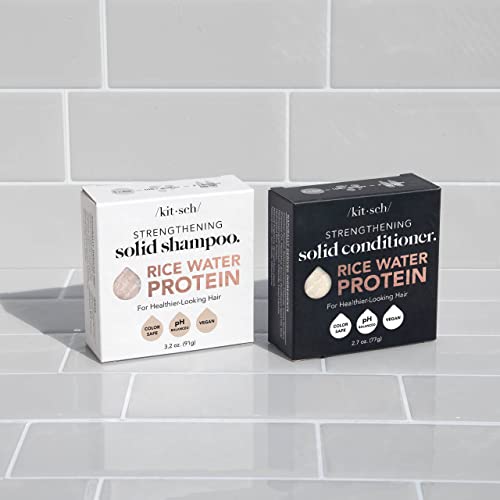 Kitsch Rice Bar Shampoo and Conditioner Bar for Hair Growth Rice