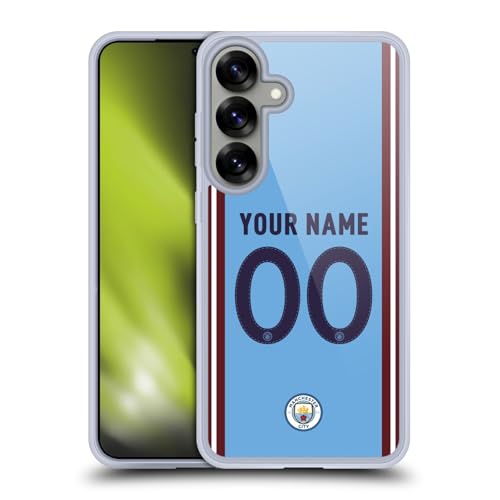 Coque en gel compatible Samsung Galaxy S25+ Manchester City personnalisée