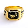 Eagle Ring, Norse Viking Eagle Bird Ring for Men, Flying Eagle Ring Hawk Eagle Jewelry, Celtic Eagle Ring Hip Hop Gold Eagle Band Ring Punk Eagle Animal Ring for mens