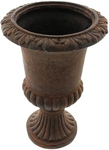Dekoleidenschaft Pflanzer Amphore in Stein-Optik, 50 cm hoch, antik...