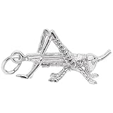 Cricket Charm in Sterling Silver, Charms for Bracelets and Necklaces