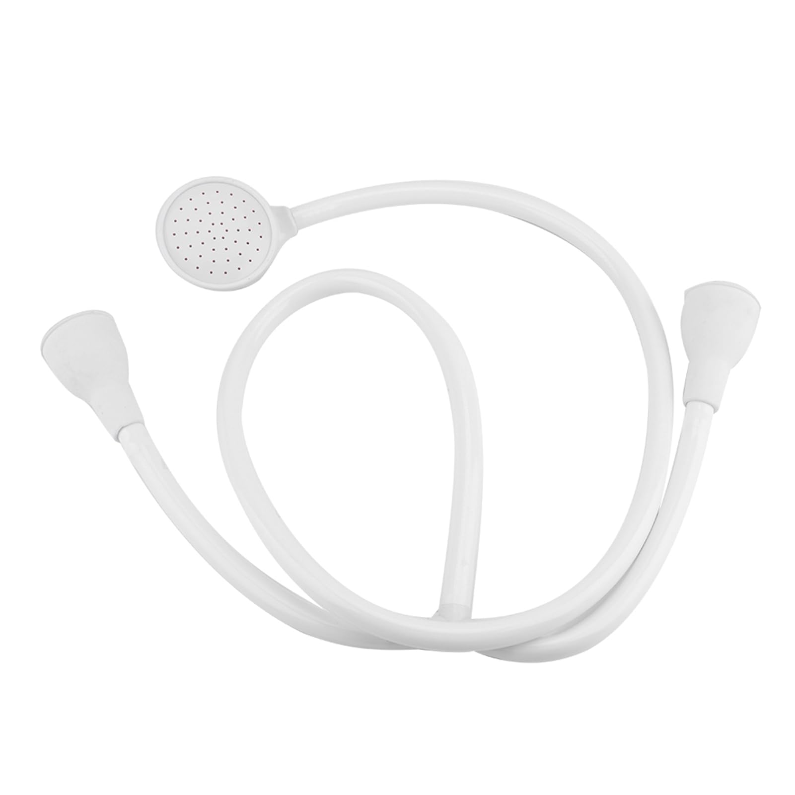 Omabeta Double Tap Push on Bath Shower Head and Hose Hairdresser Shampoo Spray Pet Cleaner Set Sink Hose Attachment