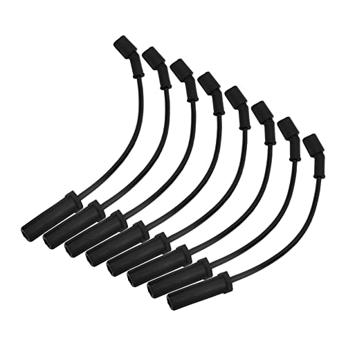 Spark Plug Wire Set - High Performance Kit - Compatible With Chevy, Gmc - 1999-2007 - Escalade, Express, Silverado 1500, Suburban, Savana, Sierra, Yukon, H2 - Replaces 9748Hh, 19351572, 89018056 #TOP7