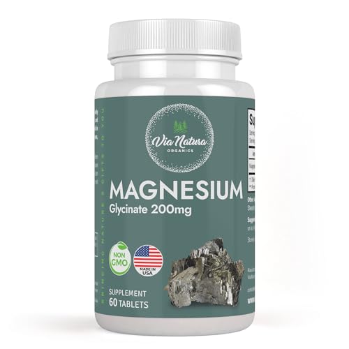 Magnesium Glycinate 200 mg | Gluten Free | Non-GMO |