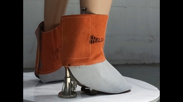 ELCAN Schweißgamaschen Aus Leder – Hitzebeständig & Flammhemmend | Schutz Für Stiefel Beim Schweißen