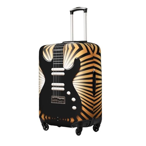 Elastic Washable Suitcase Cover Protector,Electric guitar Luggage Cover Sleeve Wrap for 18-32 Inches Suitcase Travel Accessories2