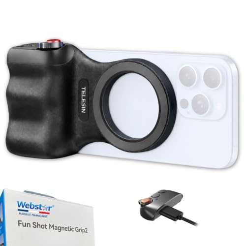 Webstar Tech® Poignée magnétique Bluetooth Smartphone | Fun Shot |