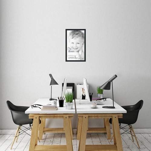ArtToFrames 16x27 inch Black Picture Frame, 2WOMFRBW72079-16x27