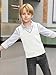 Haloumoning Boys Sweater Vest Kids Uniform Vest Casual V Neck Knit Pullover Sweater 5-14Y White