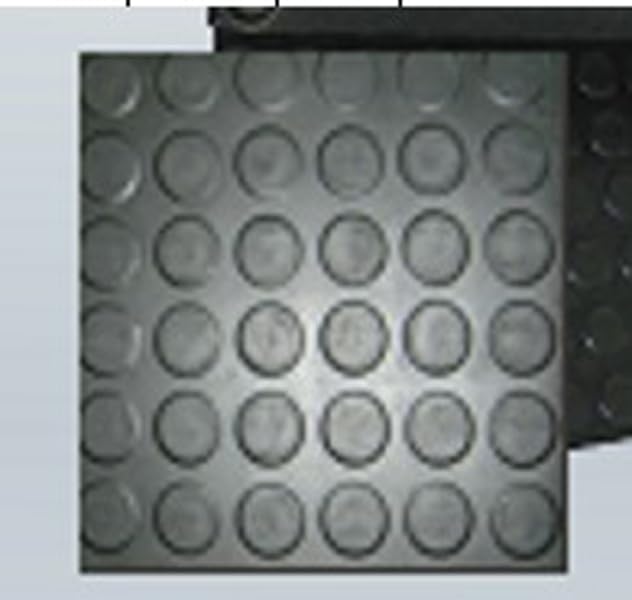 ROLLO SUELO DE GOMA CIRCULOS (15m x 1m x 3mm)