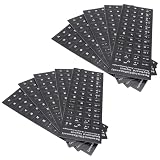Beaupretty Pegatinas para Teclados en Español 10 Piezas de PVC sin Residuos de Pegamento para Oficina y Escuela, Funda Práctica para Teclado Portátil Negro