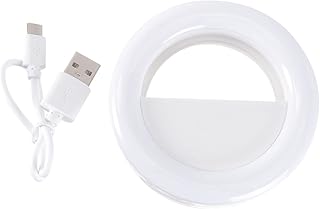 UKCOCO Broadcast Fill Lamp Ring Light with Clip 1 Set Beauty Ring Light Ring Light with Clip Live Stream Light Broadcast Ring Light White Live Light Adjustable Makeup Ring Light