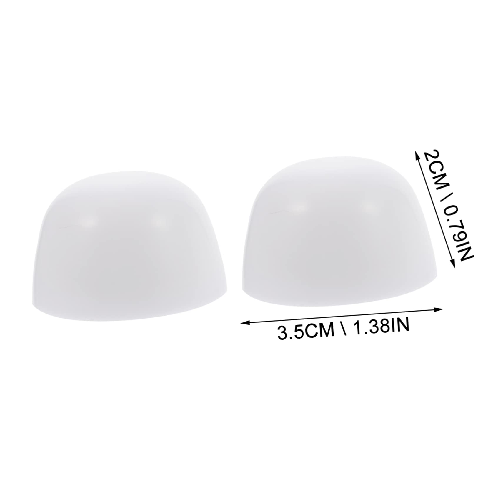 Lot De 4 Paires Cache-boulons WC Inox - Caches Vis Décoratifs Pour Abattant Toilette - Installation Facile