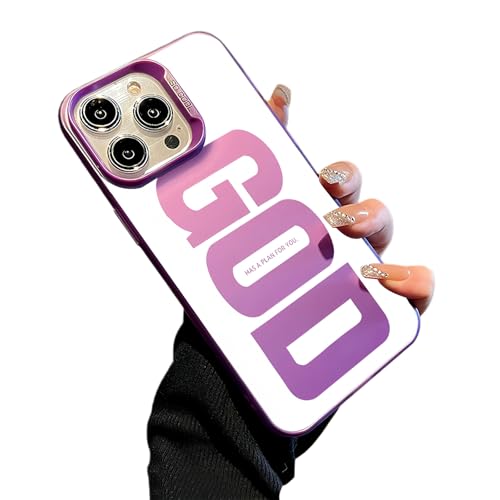 God Has A Plan for You Phone Case for iPhone 17/16/15/14/13/12 Plus Pro Max, Inspirational & Protective Phone Case, PC Slim Shoc