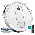 Airzeen Robot Vacuum Cleaner and Mop 4000Pa, Sweep/Vacuum/Mop 3-in-1, Robot Vacuums with Auto Carpet Boost, 3-inch Slim, WiFi/APP/Alexa/Remote, for Pet Hair Hard Floor Carpet