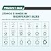 270 Pieces Seal Gasket Washer, 18 Sizes Sealing ORings Gasket Assortment Set, Rubber Washer Orings for A/C Professional Plumbing Automotive (Green)