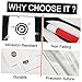 BESPORTBLE Golf Hitting Target Chipping Set Corn Hole Game Portable Chipping Net Canvas Targeting Cloth Kit