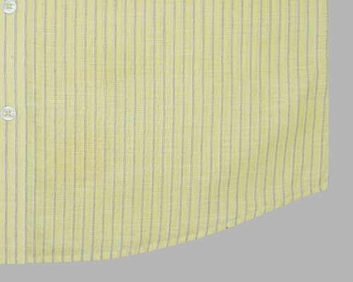 Image of GHPC 100% Cotton Striped Half Sleeves Regular Fit Formal Shirt for Men