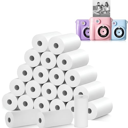 Rouleau papier thermique 57x25 contre les pannes d'impression d'appareil photo enfant