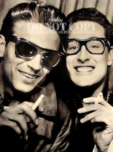 Portrait Buddy Holly et Waylon Jennings, tirage d'art 1959