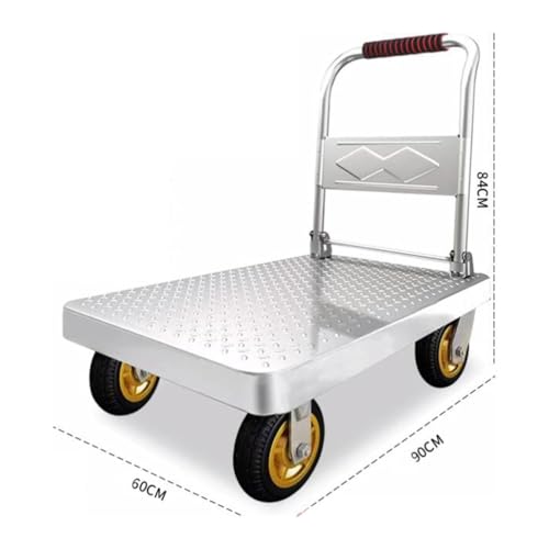 Carrello pieghevole con ruote e maniglia Heavy-Du Easy Transportat e sollevamento ideale per traslochi merci robusto carrello Utili per casa e magazzino