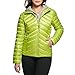GUESS Women's Lightweight Puffer Jacket, Quilted Lime, Medium