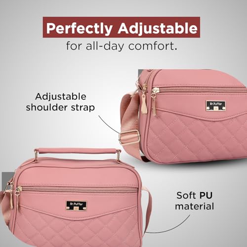 Image of Sling Bag for Women | Classic Stylish Handbag for Girls with Adjustable Strap